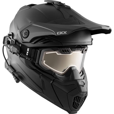 CKX TITAN AIR FLOW ELECTRIC COMBO HELMET - BACKCOUNTRY SOLID - INCLUDED 210° GOGGLES
