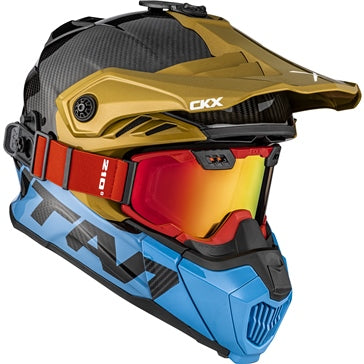 CKX TITAN AIR FLOW CARBON HELMET - BACKCOUNTRY STALWART - INCLUDED 210° GOGGLES