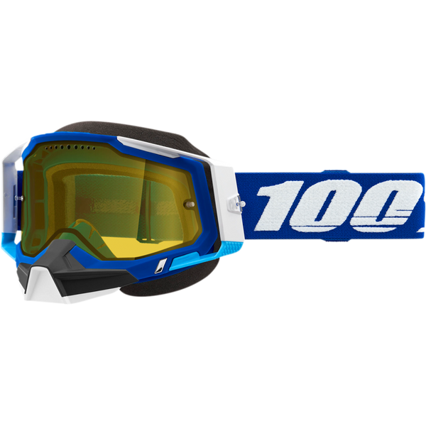 100% Racecraft 2 Snow Goggles ( Yellow Lenses )